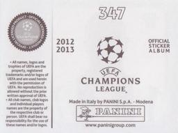 2012-13 Panini UEFA Champions League Stickers #347 Kwadwo Asamoah Back