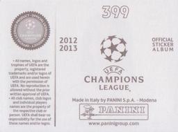 2012-13 Panini UEFA Champions League Stickers #399 Ever Banega Back