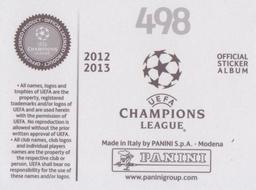 2012-13 Panini UEFA Champions League Stickers #498 Celtic Club Badge Back