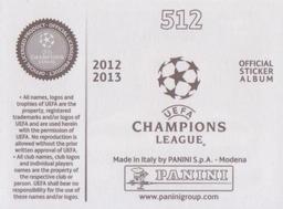2012-13 Panini UEFA Champions League Stickers #512 Gary Hooper Back
