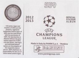 2012-13 Panini UEFA Champions League Stickers #559 Sabri Sarioglu Back