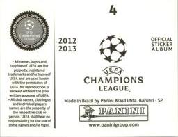 2012-13 Panini UEFA Champions League Stickers #4 UEFA Champions League 2011/12 Chelsea FC Back