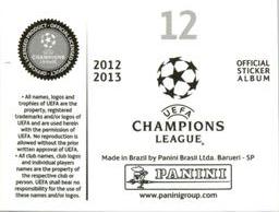 2012-13 Panini UEFA Champions League Stickers #12 FC Porto Badge Back