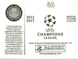 2012-13 Panini UEFA Champions League Stickers #46 Ideye Brown Back
