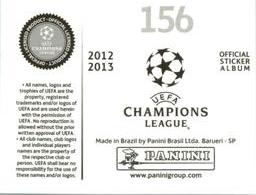 2012-13 Panini UEFA Champions League Stickers #156 AC Milan Badge Back