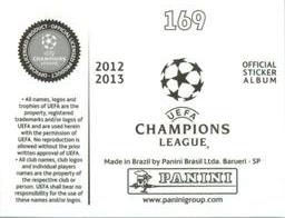 2012-13 Panini UEFA Champions League Stickers #169 Giampaolo Pazzini Back