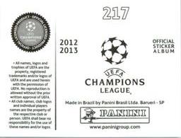 2012-13 Panini UEFA Champions League Stickers #217 Eliseu Back