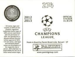 2012-13 Panini UEFA Champions League Stickers #274 Christian Eriksen Back