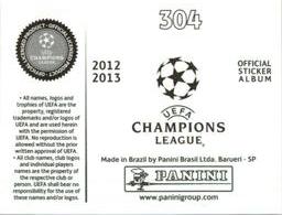 2012-13 Panini UEFA Champions League Stickers #304 Branislav Ivanovic Back