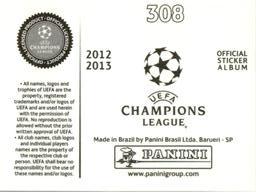 2012-13 Panini UEFA Champions League Stickers #308 Frank Lampard Back