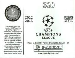 2012-13 Panini UEFA Champions League Stickers #320 Dmytro Chygrynskiy Back