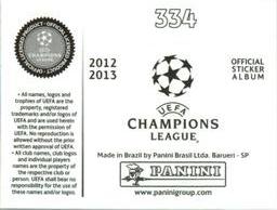 2012-13 Panini UEFA Champions League Stickers #334 Luiz Adriano Back