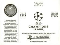 2012-13 Panini UEFA Champions League Stickers #365 Mario Ticinovic Back