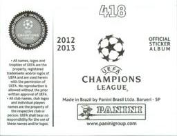 2012-13 Panini UEFA Champions League Stickers #418 Benoit Pedretti Back