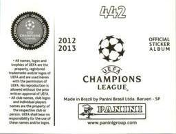 2012-13 Panini UEFA Champions League Stickers #442 Vitali Rodionov Back