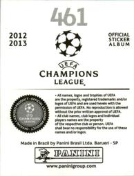 2012-13 Panini UEFA Champions League Stickers #461 Lionel Messi Back