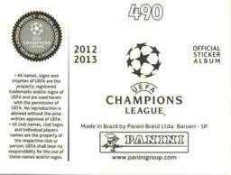 2012-13 Panini UEFA Champions League Stickers #490 Diniyar Bilyaletdinov Back