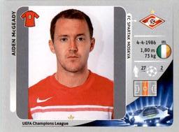 2012-13 Panini UEFA Champions League Stickers #492 Aiden McGeady Front