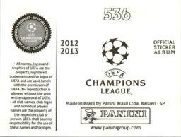 2012-13 Panini UEFA Champions League Stickers #536 Paulo Vinicius Back
