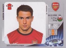 2012-13 Panini UEFA Champions League Stickers #92 Aaron Ramsey Front