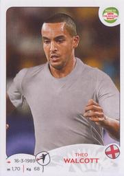 2013 Panini Road to 2014 FIFA World Cup Brazil Stickers #125 Theo Walcott Front