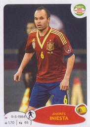 2013 Panini Road to 2014 FIFA World Cup Brazil Stickers #137 Andres Iniesta Front