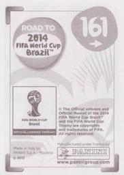 2013 Panini Road to 2014 FIFA World Cup Brazil Stickers #161 Marcos Gonzalez Back
