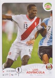 2013 Panini Road to 2014 FIFA World Cup Brazil Stickers #216 Luis Advincula Front