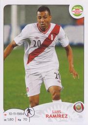 2013 Panini Road to 2014 FIFA World Cup Brazil Stickers #223 Luis Ramirez Front
