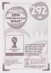 2013 Panini Road to 2014 FIFA World Cup Brazil Stickers #292 Ivan Perisic Back