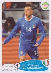 2013 Panini Road to 2014 FIFA World Cup Brazil Stickers #33 Stephan El Shaarawy Front