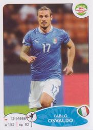 2013 Panini Road to 2014 FIFA World Cup Brazil Stickers #36 Pablo Osvaldo Front