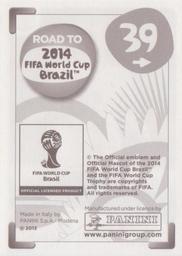 2013 Panini Road to 2014 FIFA World Cup Brazil Stickers #39 Per Mertesacker Back