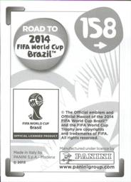 2013 Panini Road to 2014 FIFA World Cup Brazil Stickers #158 Juan Carlos Arce Back