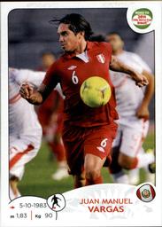 2013 Panini Road to 2014 FIFA World Cup Brazil Stickers #224 Juan Manuel Vargas Front