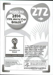 2013 Panini Road to 2014 FIFA World Cup Brazil Stickers #272 Giannis Maniatis Back