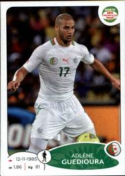 2013 Panini Road to 2014 FIFA World Cup Brazil Stickers #370 Adlene Guedioura Front