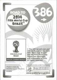 2013 Panini Road to 2014 FIFA World Cup Brazil Stickers #386 Siaka Tiene Back
