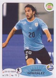2013 Panini Road to 2014 FIFA World Cup Brazil Stickers #83 Alvaro Gonzalez Front