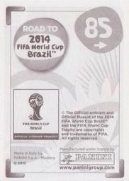 2013 Panini Road to 2014 FIFA World Cup Brazil Stickers #85 Diego Perez Back