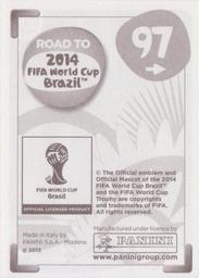 2013 Panini Road to 2014 FIFA World Cup Brazil Stickers #97 Mapou Yanga-Mbiwa Back