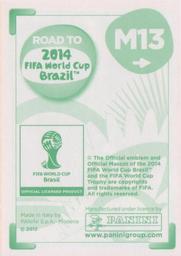 2013 Panini Road to 2014 FIFA World Cup Brazil Stickers - Mexico de Oro #M13 Jorge Enriquez Back