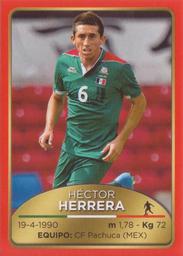 2013 Panini Road to 2014 FIFA World Cup Brazil Stickers - Mexico de Oro #M15 Hector Herrera Front
