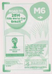 2013 Panini Road to 2014 FIFA World Cup Brazil Stickers - Mexico de Oro #M6 Hiram Mier Back