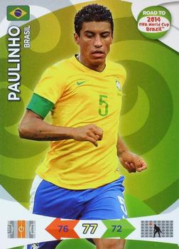 2013 Panini Adrenalyn XL Road to 2014 FIFA World Cup Brazil #21 Paulinho Front