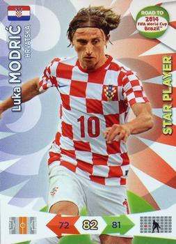 2013 Panini Adrenalyn XL Road to 2014 FIFA World Cup Brazil #105 Luka Modric Front