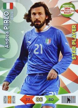 2013 Panini Adrenalyn XL Road to 2014 FIFA World Cup Brazil #125 Andrea Pirlo Front
