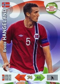2013 Panini Adrenalyn XL Road to 2014 FIFA World Cup Brazil #140 Brede Hangeland Front