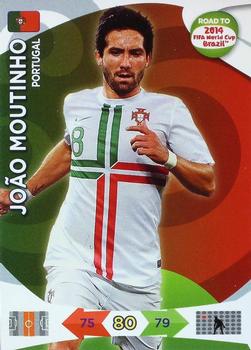 2013 Panini Adrenalyn XL Road to 2014 FIFA World Cup Brazil #152 Joao Moutinho Front