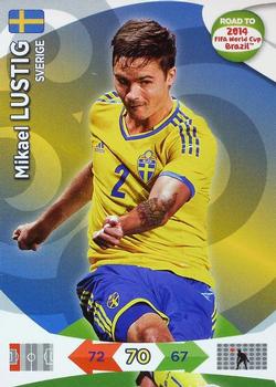 2013 Panini Adrenalyn XL Road to 2014 FIFA World Cup Brazil #167 Mikael Lustig Front